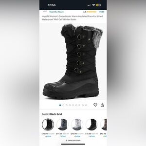 Woman’s Mid-Calf winter boots
